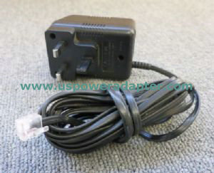 New BT 010092 UK 3 Pin Plug Telephone AC Power Adapter Charger 3.6W 6V 600mA
